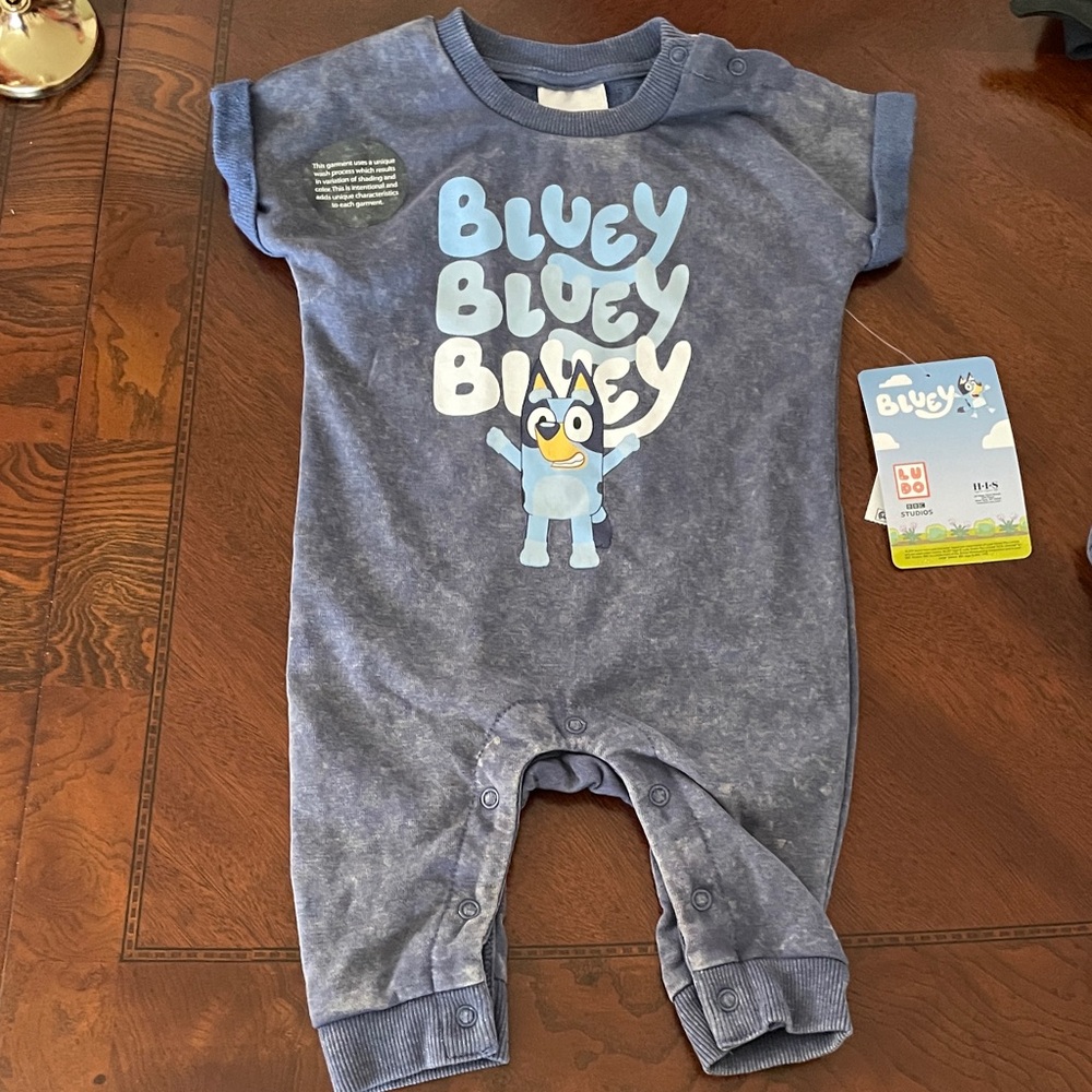 Bluey Baby Romper
